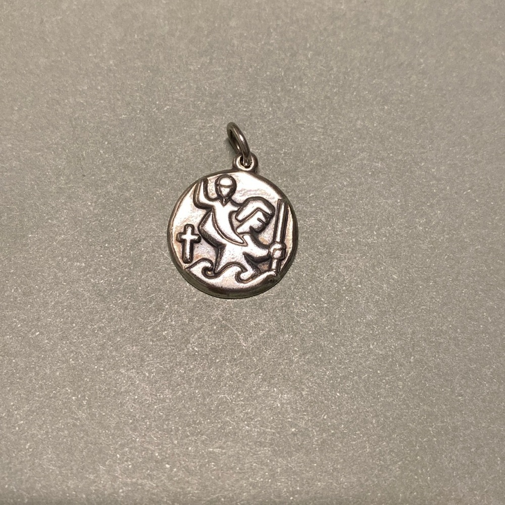 James Avery St. Christopher Medal Charm Retired